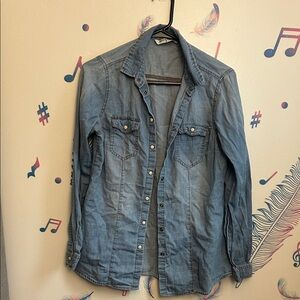 Brave Soul Light Blue Casual Shirt